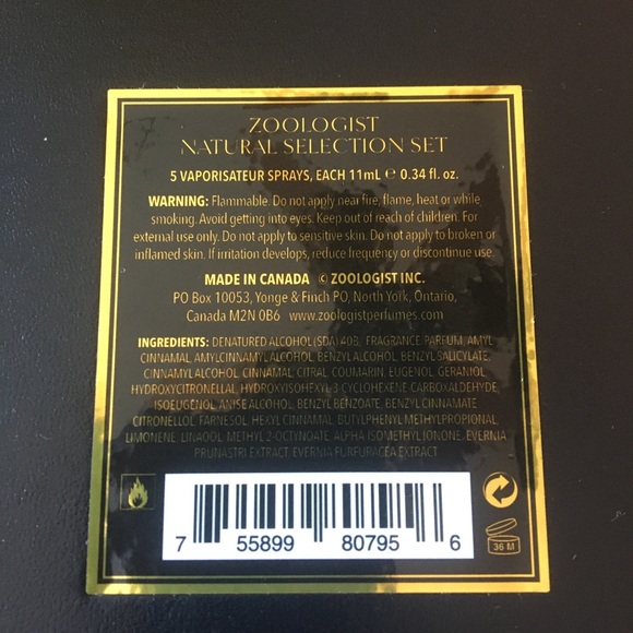 NWOT Zoologist Natural Selection Set Easy-Loving Collection 5 x 11 Milliliters - Picture 7 of 13